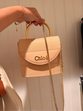 Chloe Peach/Salmon Bag